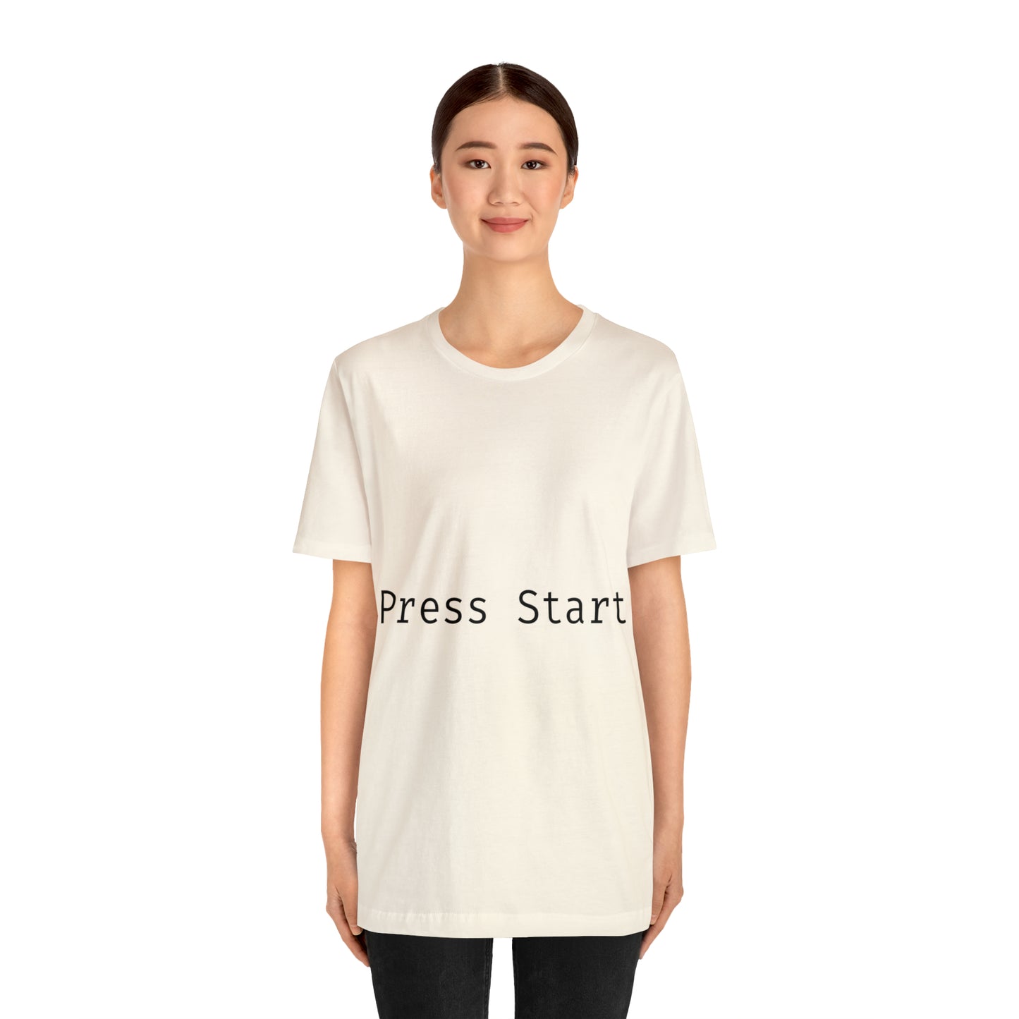 Press Start Programming IT for Computer Security Hackers Unisex Jersey Short Sleeve T-Shirt