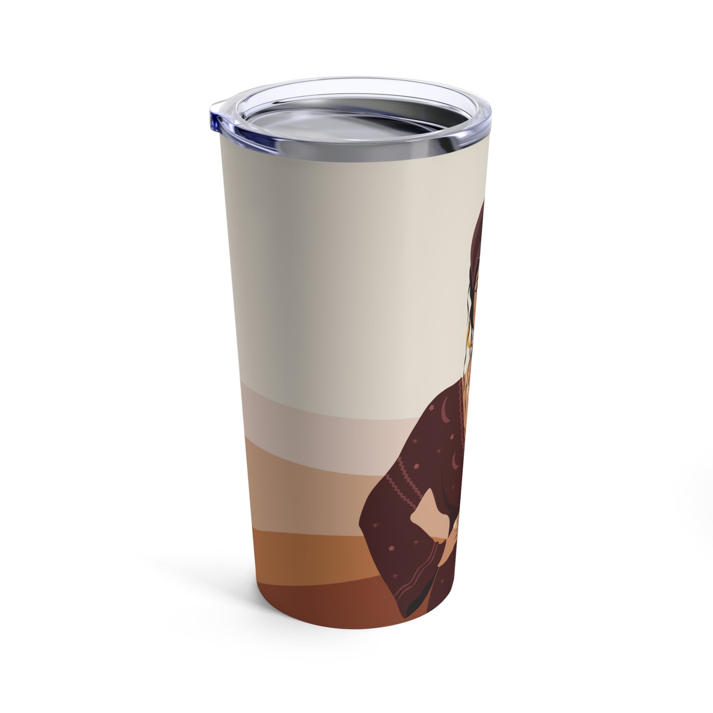 Sand Woman Desert Boho Style Art Stainless Steel Hot or Cold Vacuum Tumbler 20oz