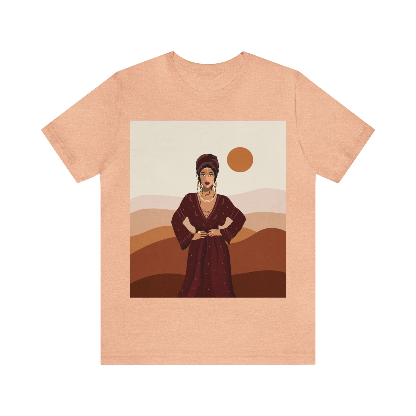 Sand Woman Desert Boho Style Art Unisex Jersey Short Sleeve T-Shirt