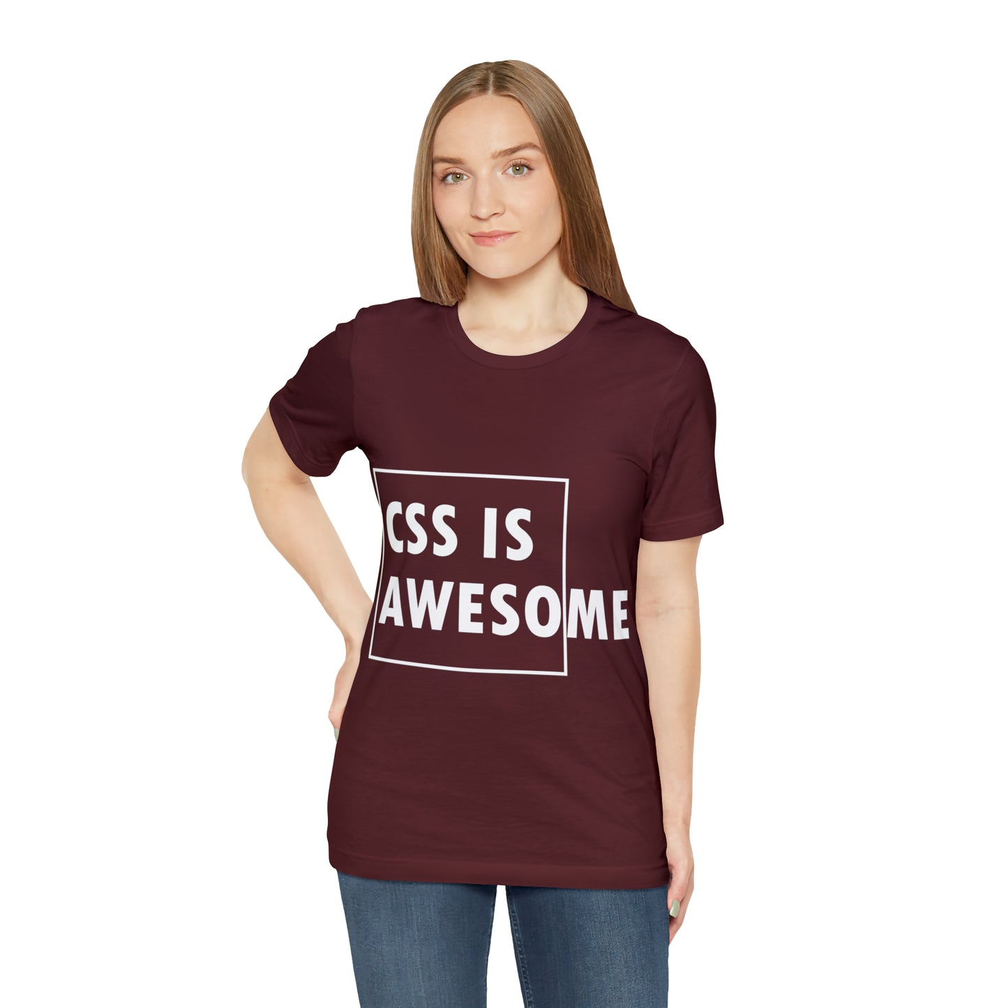 CSS is Awesome Unisex Jersey Short Sleeve T-Shirt