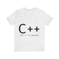 C Developer Humor Quotes Unisex Jersey Short Sleeve T-Shirt