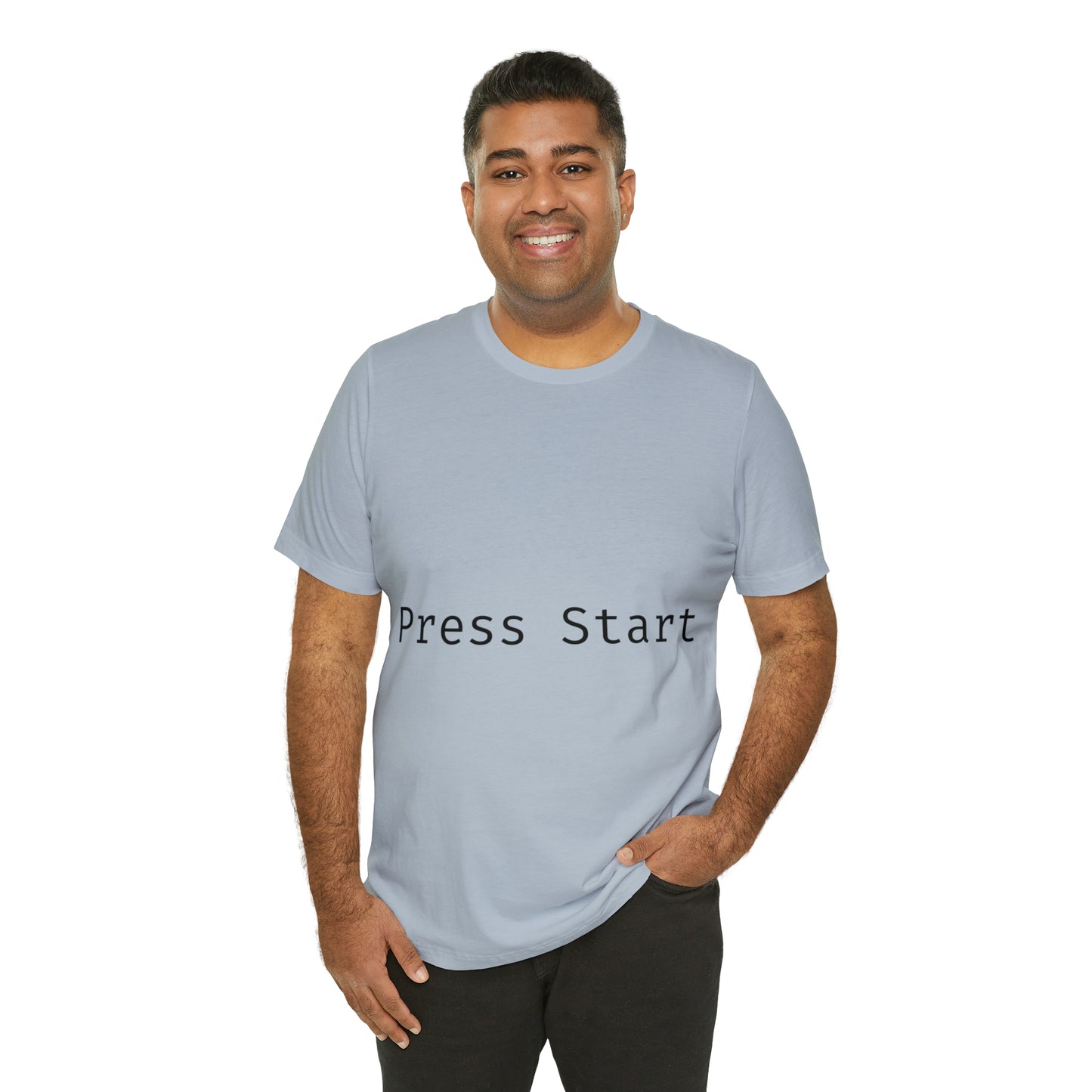 Press Start Programming IT for Computer Security Hackers Unisex Jersey Short Sleeve T-Shirt