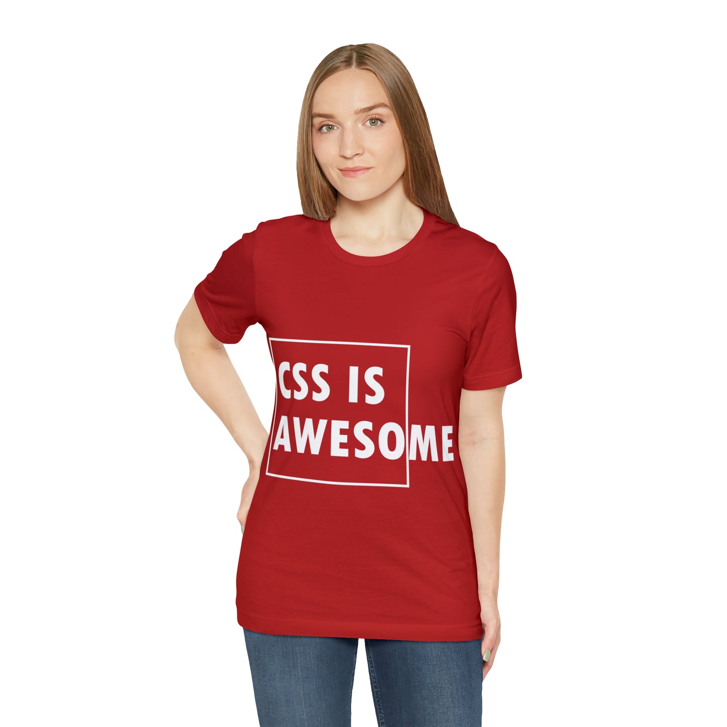 CSS is Awesome Unisex Jersey Short Sleeve T-Shirt