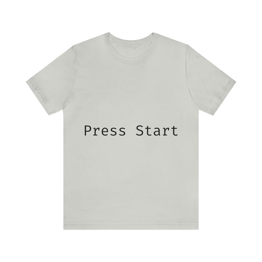 Press Start Programming IT for Computer Security Hackers Unisex Jersey Short Sleeve T-Shirt