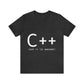 C Developer Humor Quotes Unisex Jersey Short Sleeve T-Shirt