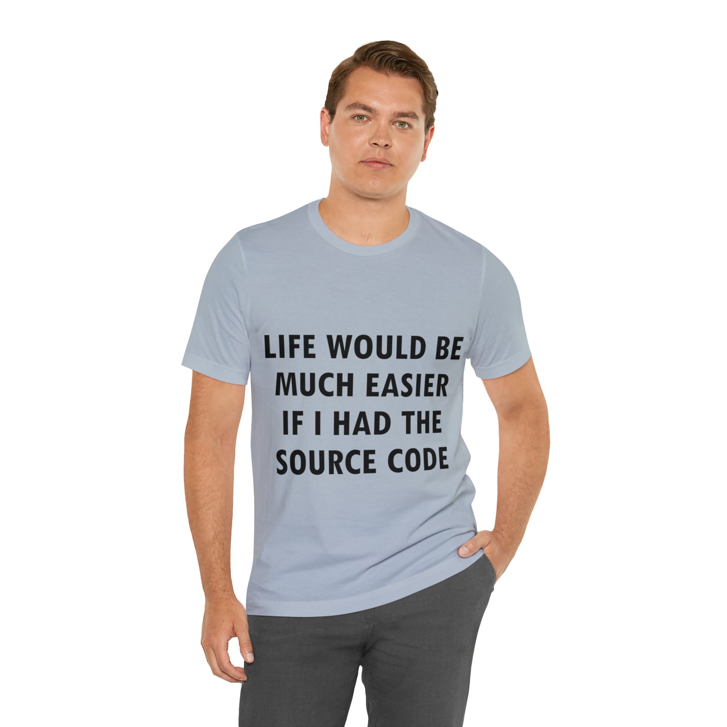 Source code Programming IT for Computer Security Hackers Unisex Jersey Short Sleeve T-Shirt