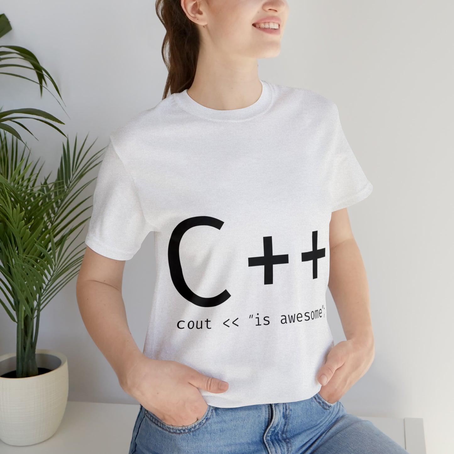 C Developer Humor Quotes Unisex Jersey Short Sleeve T-Shirt