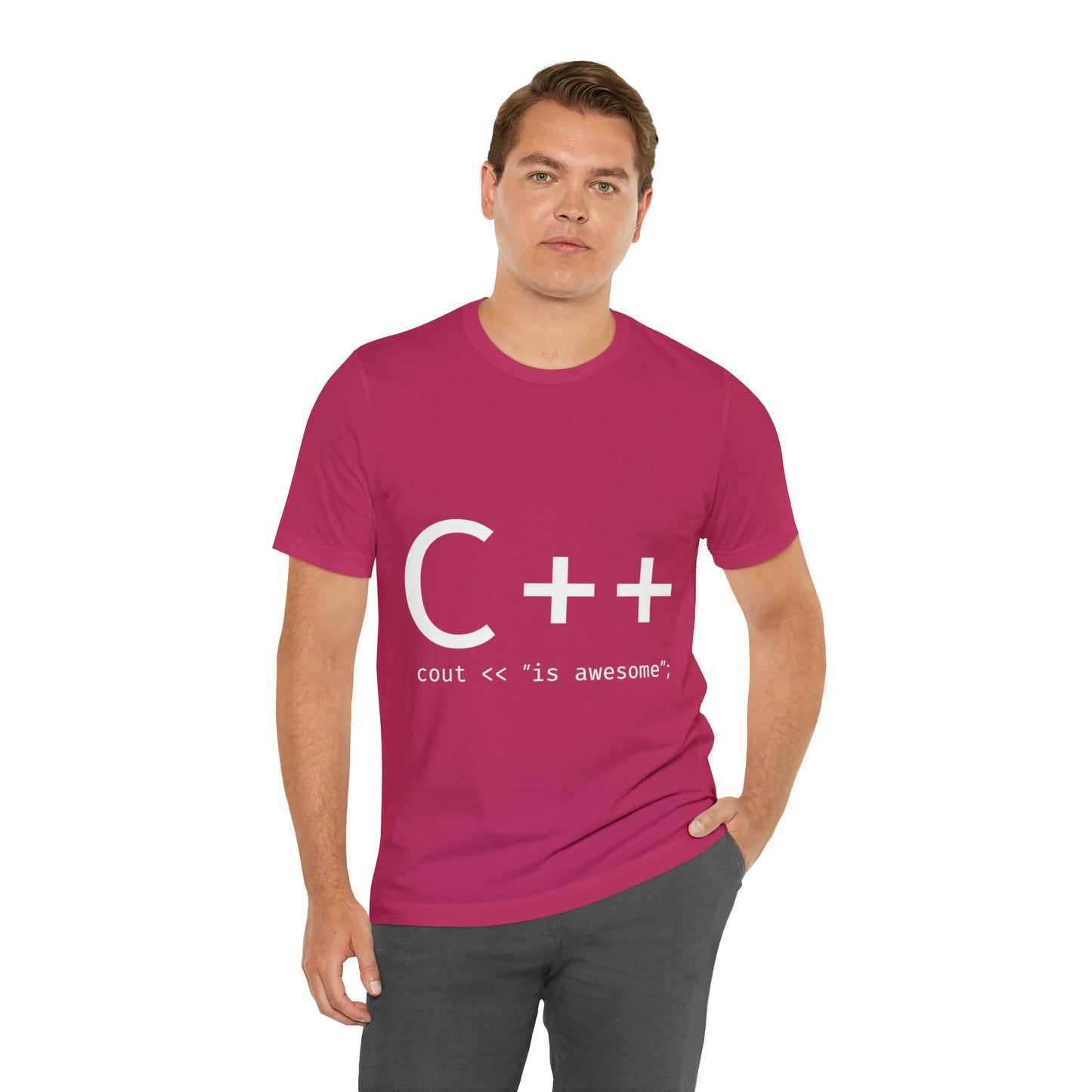 C Developer Humor Quotes Unisex Jersey Short Sleeve T-Shirt