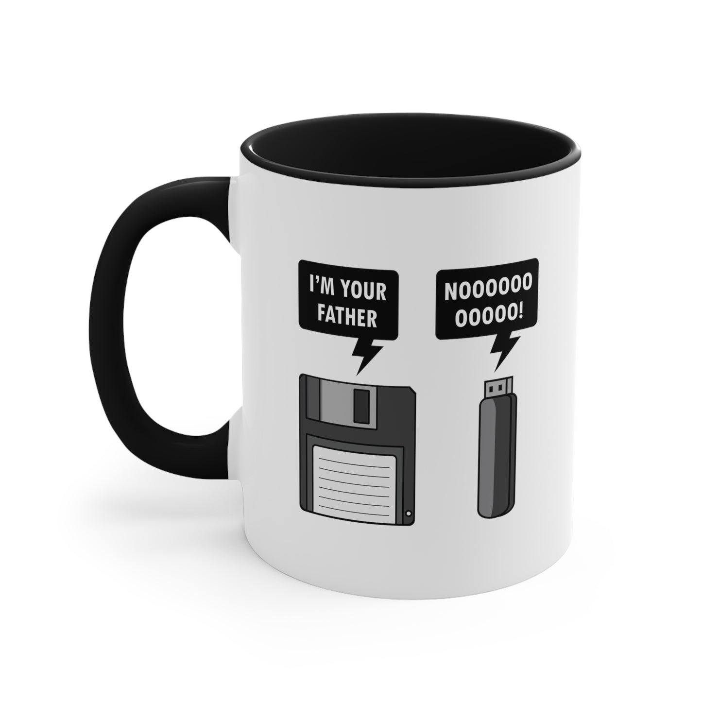 Flash Drive Programming IT for Computer Security Hackers Accent Coffee Mug 11oz