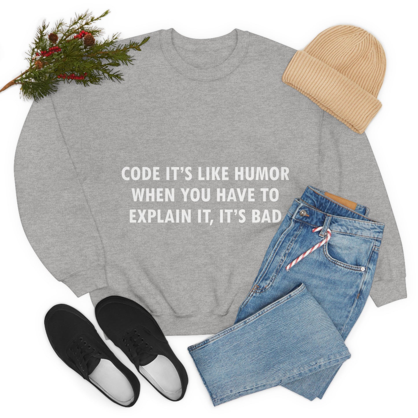 Humor Programming IT for Computer Security Hackers Unisex Heavy Blend™ Crewneck Sweatshirt