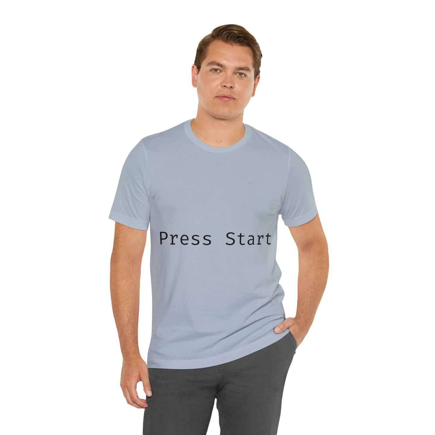 Press Start Programming IT for Computer Security Hackers Unisex Jersey Short Sleeve T-Shirt