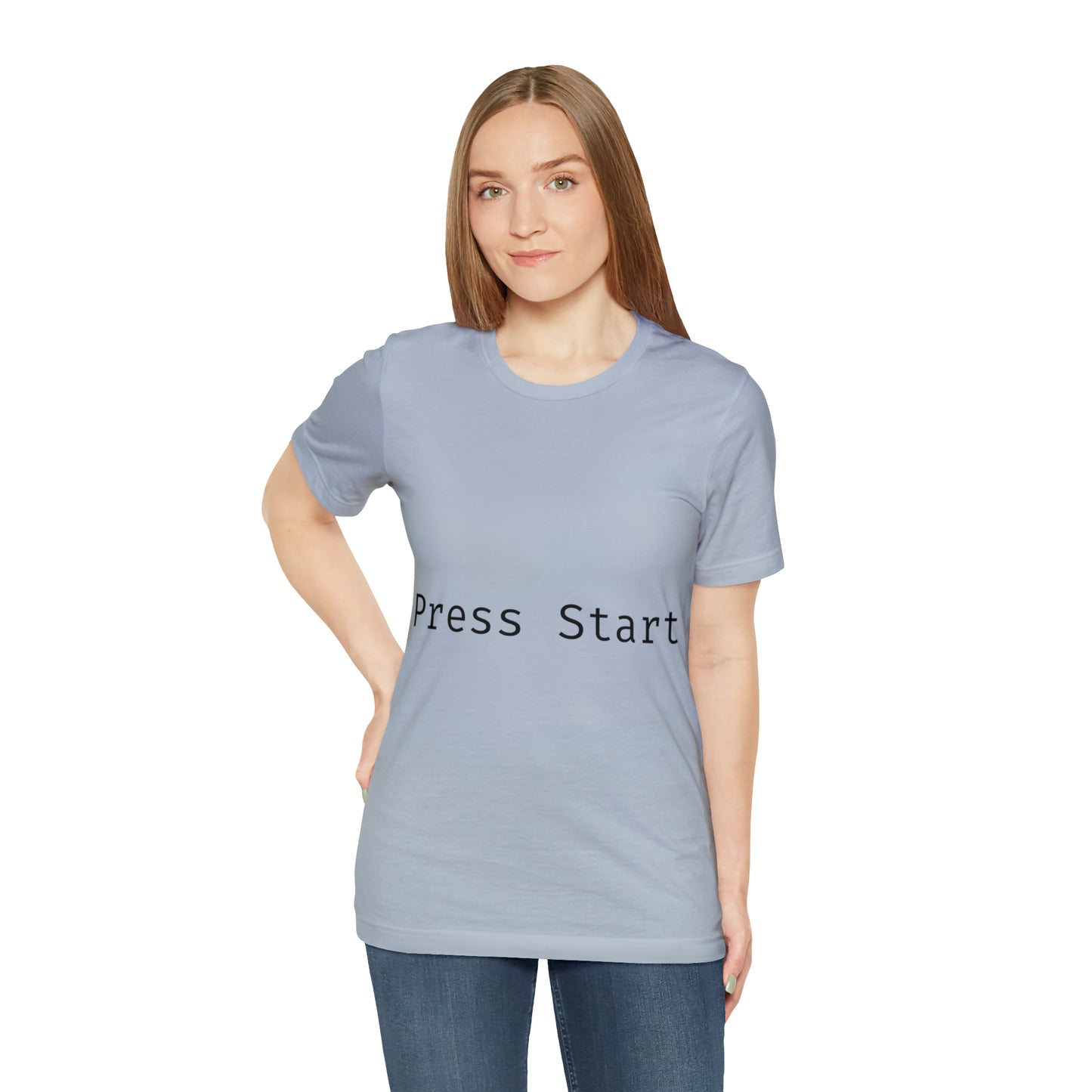 Press Start Programming IT for Computer Security Hackers Unisex Jersey Short Sleeve T-Shirt