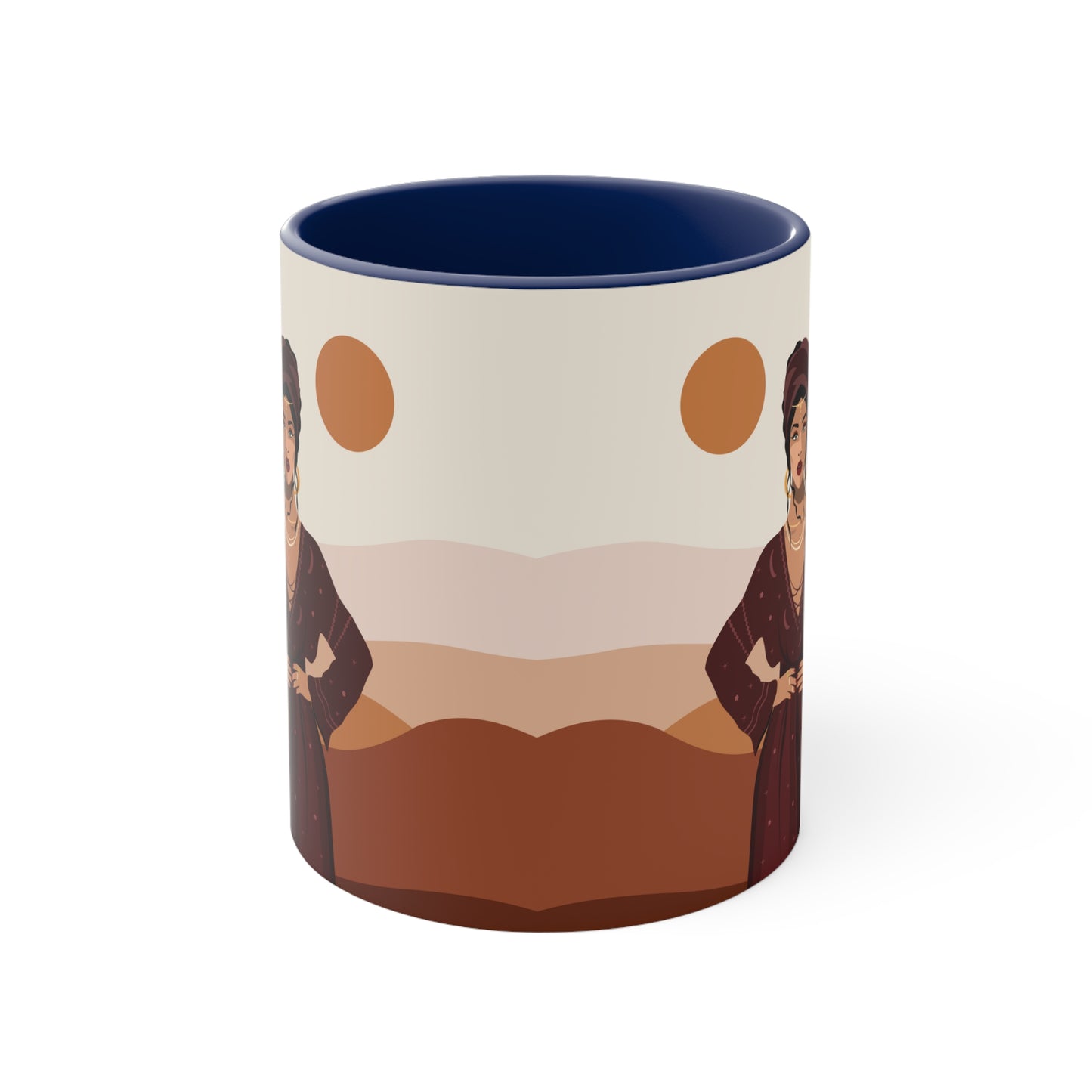 Sand Woman Desert Boho Style Art Accent Coffee Mug 11oz