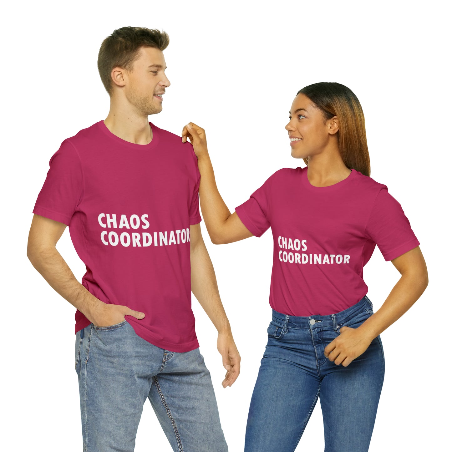 Chaos Coordinator Funny Humor Slogans Unisex Jersey Short Sleeve T-Shirt