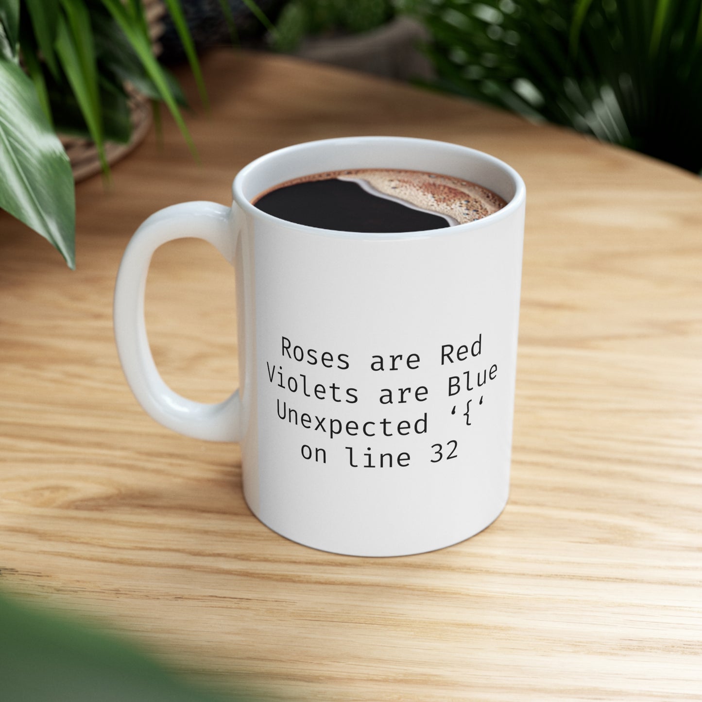 Roses are Red Programming IT for Computer Security Hackers Ceramic Mug 11oz