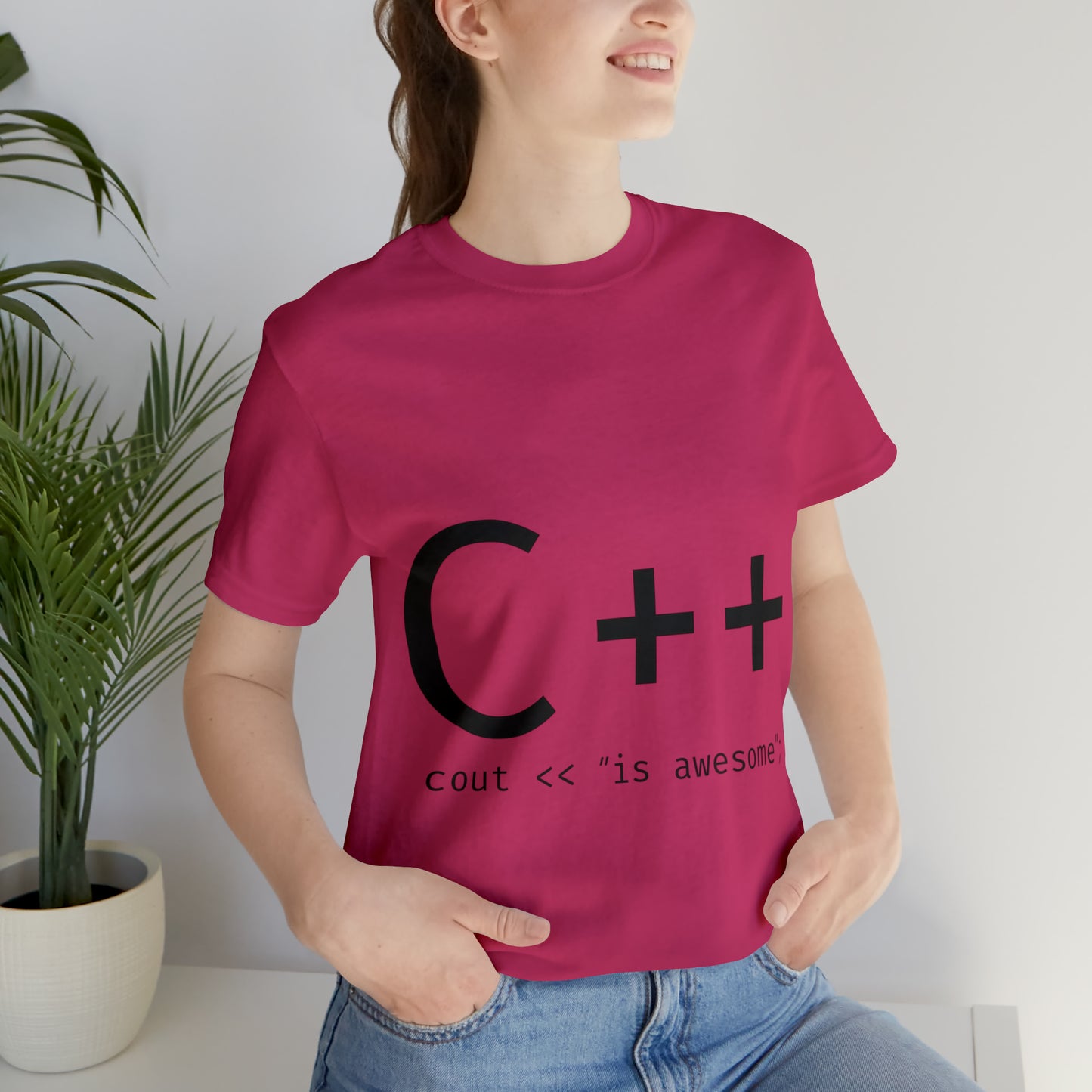 C Developer Humor Quotes Unisex Jersey Short Sleeve T-Shirt