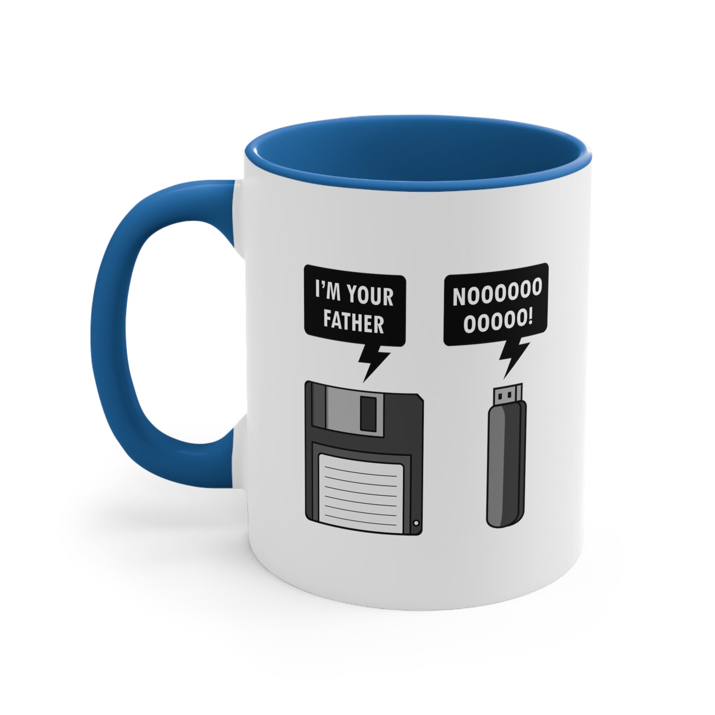 Flash Drive Programming IT for Computer Security Hackers Accent Coffee Mug 11oz