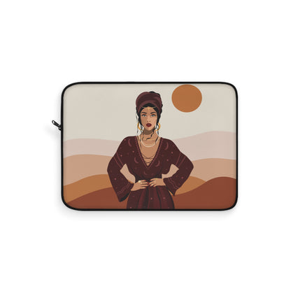 Sand Woman Desert Boho Style Art Laptop Sleeve
