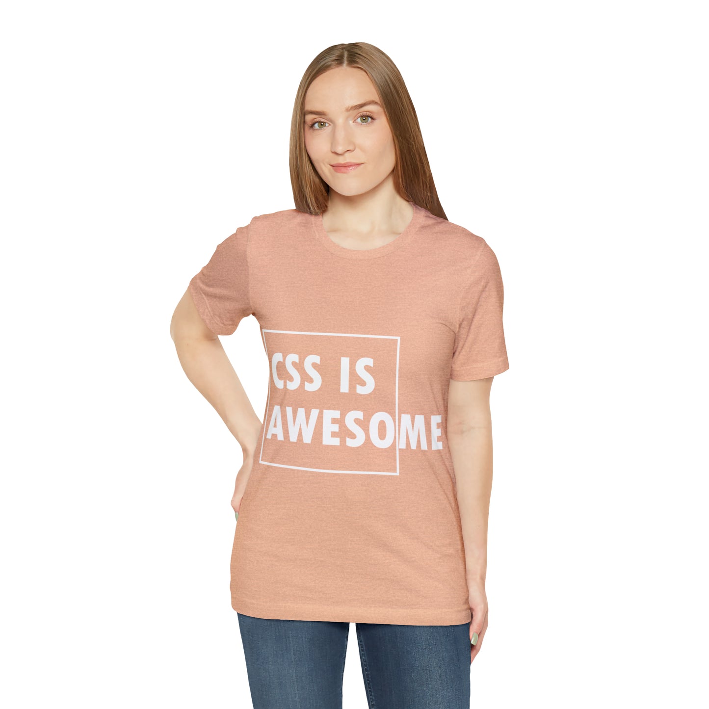 CSS is Awesome Unisex Jersey Short Sleeve T-Shirt