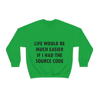 Source code Programming IT for Computer Security Hackers Unisex Heavy Blend™ Crewneck Sweatshirt