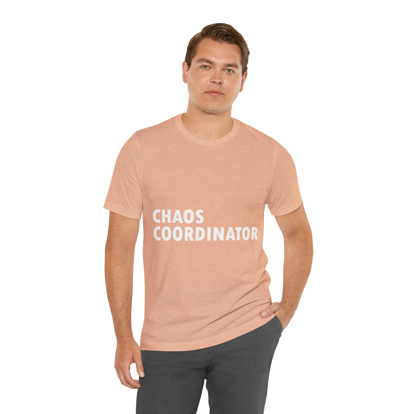 Chaos Coordinator Funny Humor Slogans Unisex Jersey Short Sleeve T-Shirt