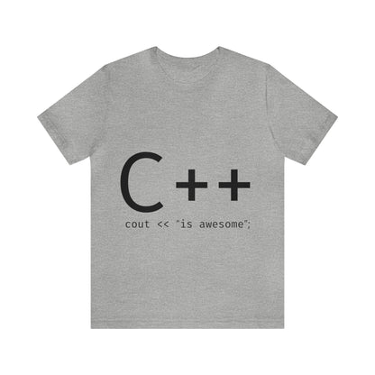 C Developer Humor Quotes Unisex Jersey Short Sleeve T-Shirt