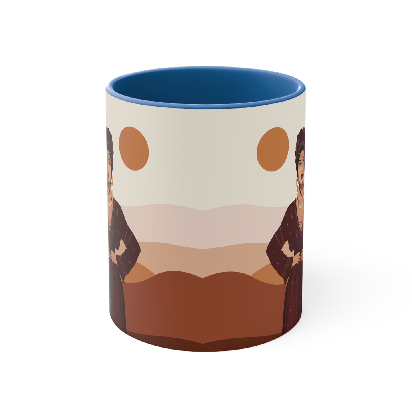 Sand Woman Desert Boho Style Art Accent Coffee Mug 11oz