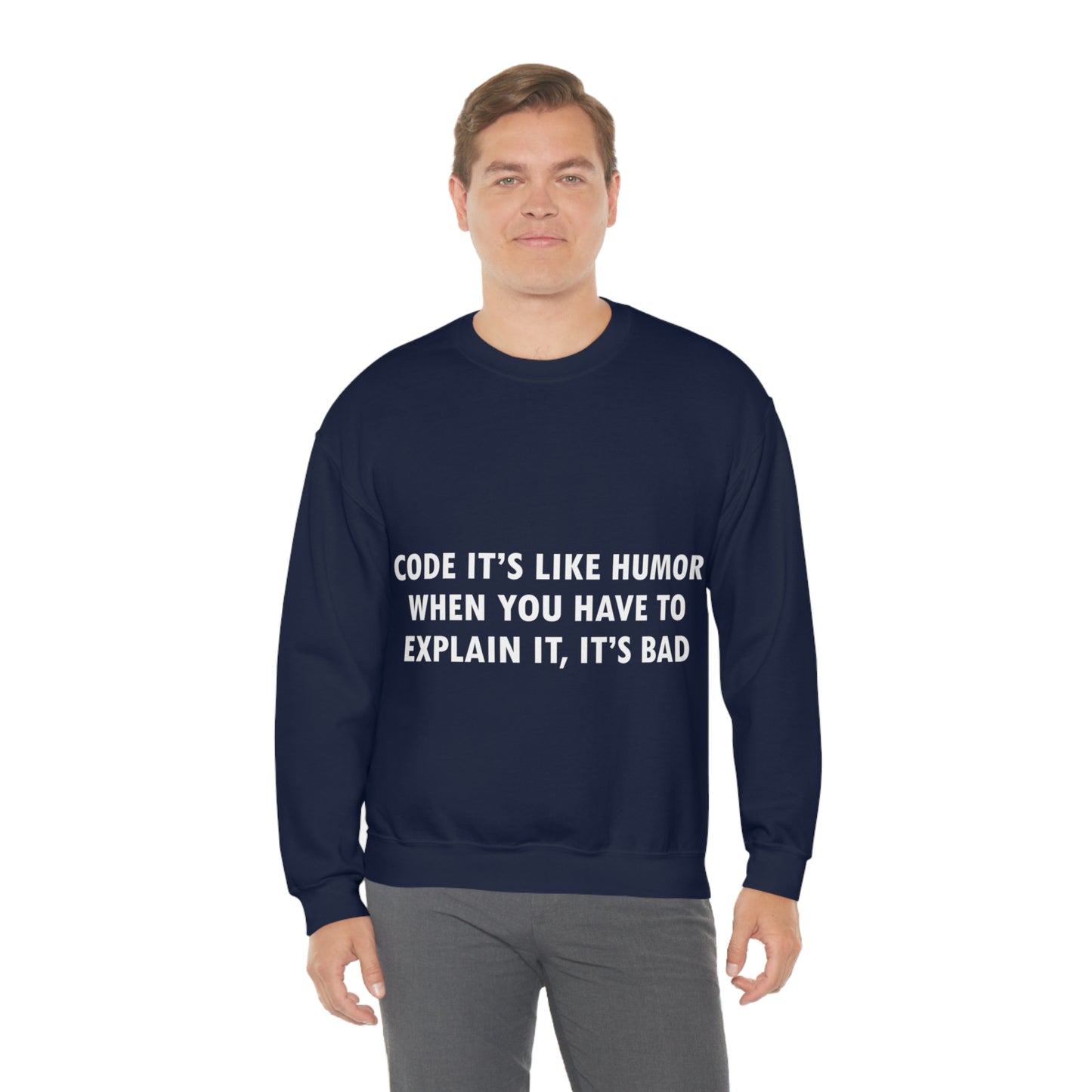 Humor Programming IT for Computer Security Hackers Unisex Heavy Blend™ Crewneck Sweatshirt