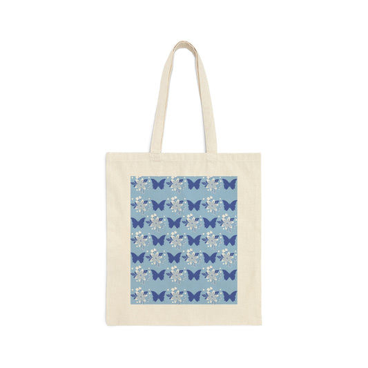 Butterfly Pattern Nature Animal Lovers Canvas Shopping Cotton Tote Bag