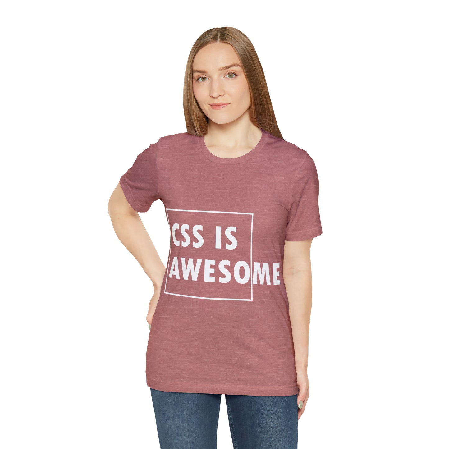 CSS is Awesome Unisex Jersey Short Sleeve T-Shirt