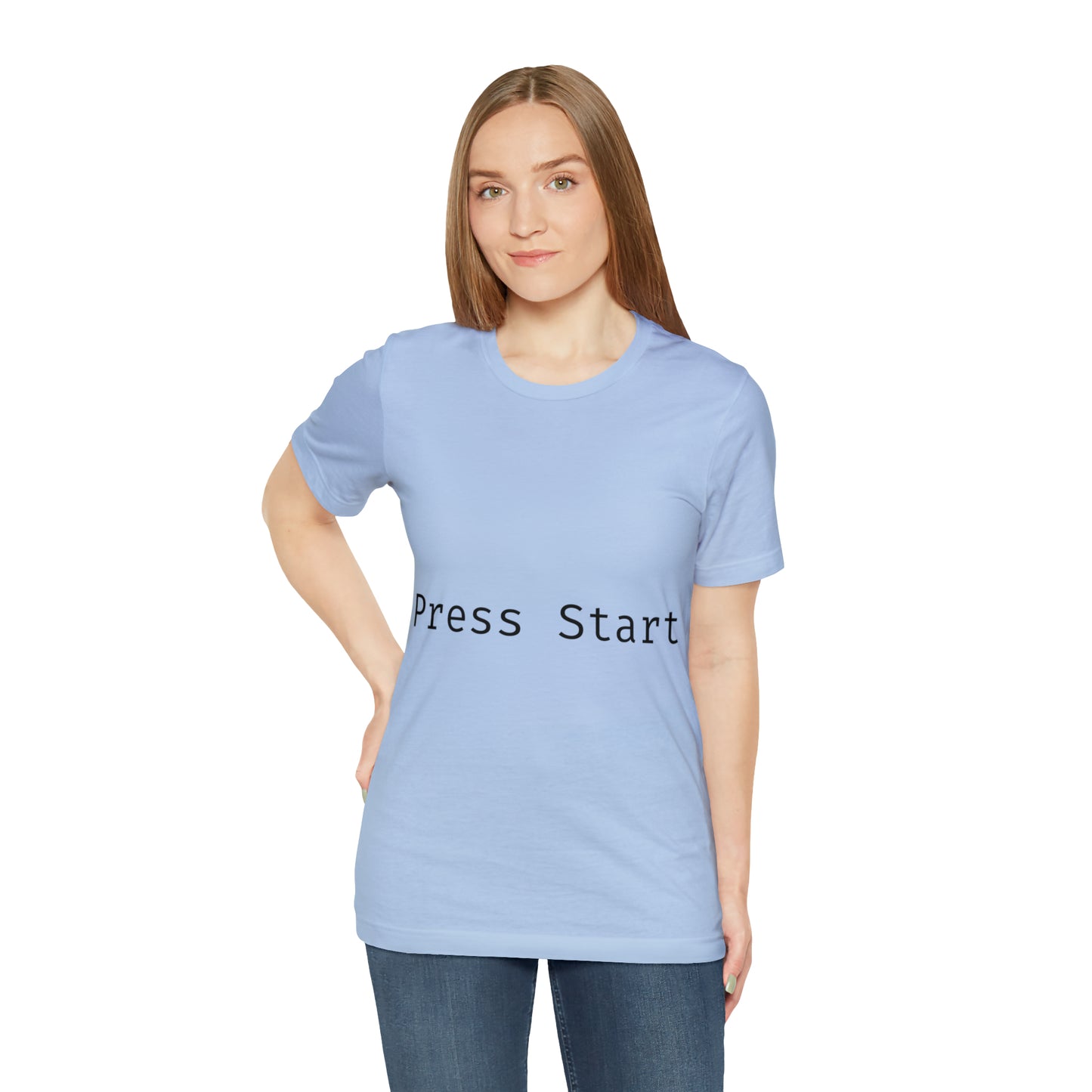 Press Start Programming IT for Computer Security Hackers Unisex Jersey Short Sleeve T-Shirt