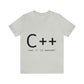 C Developer Humor Quotes Unisex Jersey Short Sleeve T-Shirt