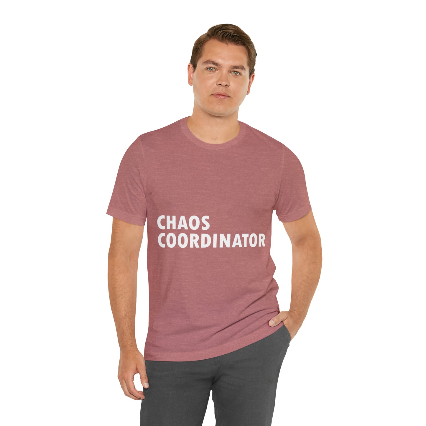 Chaos Coordinator Funny Humor Slogans Unisex Jersey Short Sleeve T-Shirt