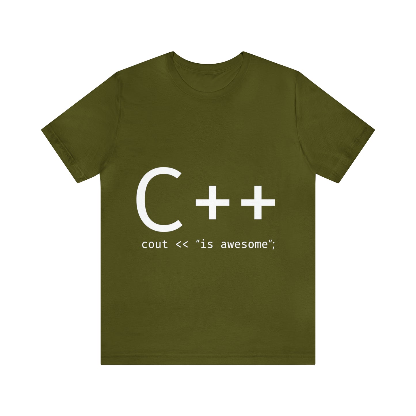 C Developer Humor Quotes Unisex Jersey Short Sleeve T-Shirt