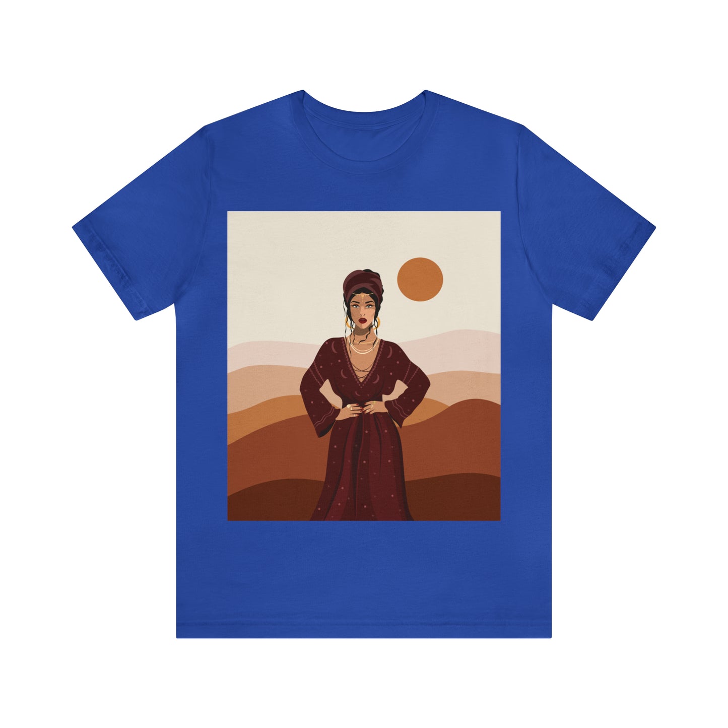 Sand Woman Desert Boho Style Art Unisex Jersey Short Sleeve T-Shirt