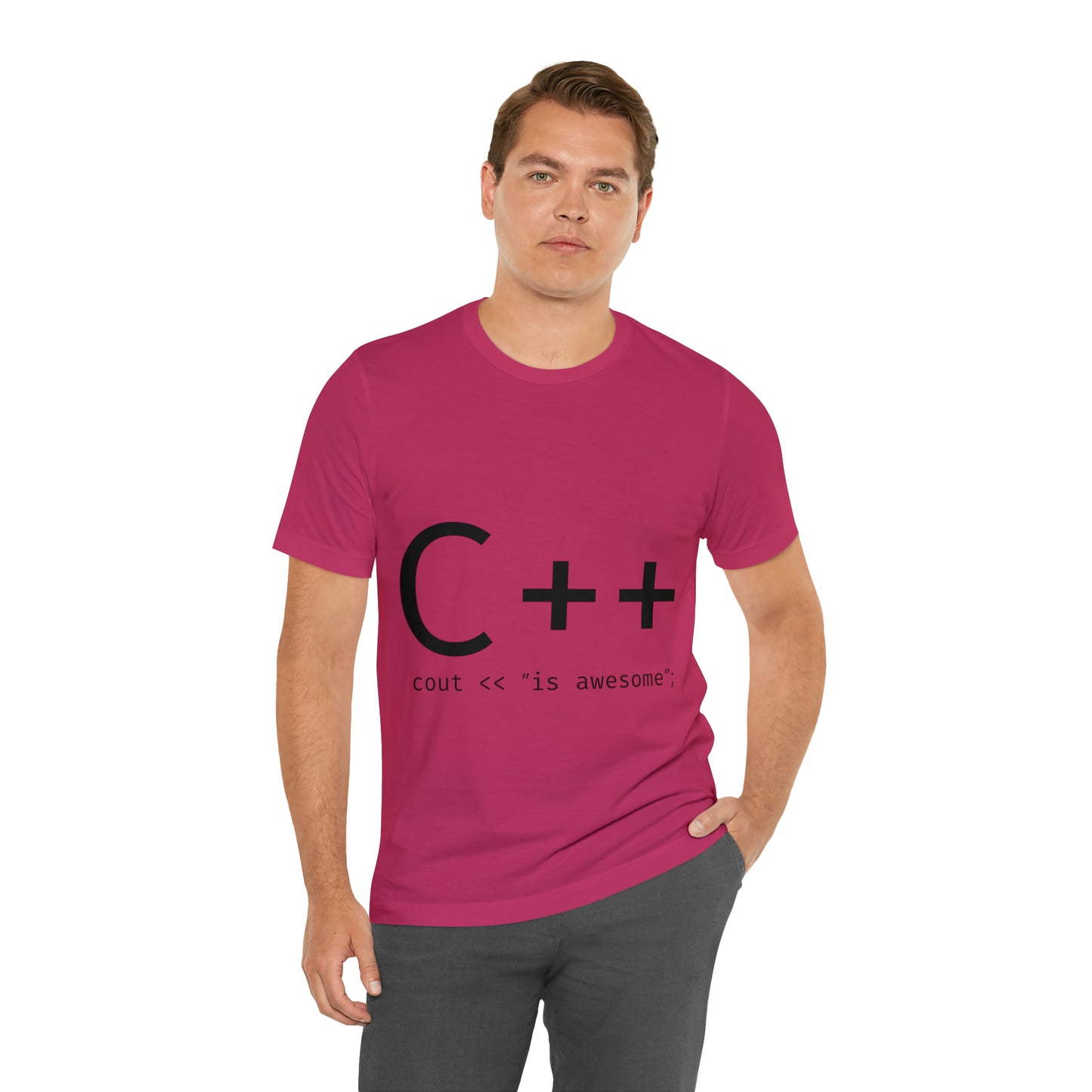 C Developer Humor Quotes Unisex Jersey Short Sleeve T-Shirt