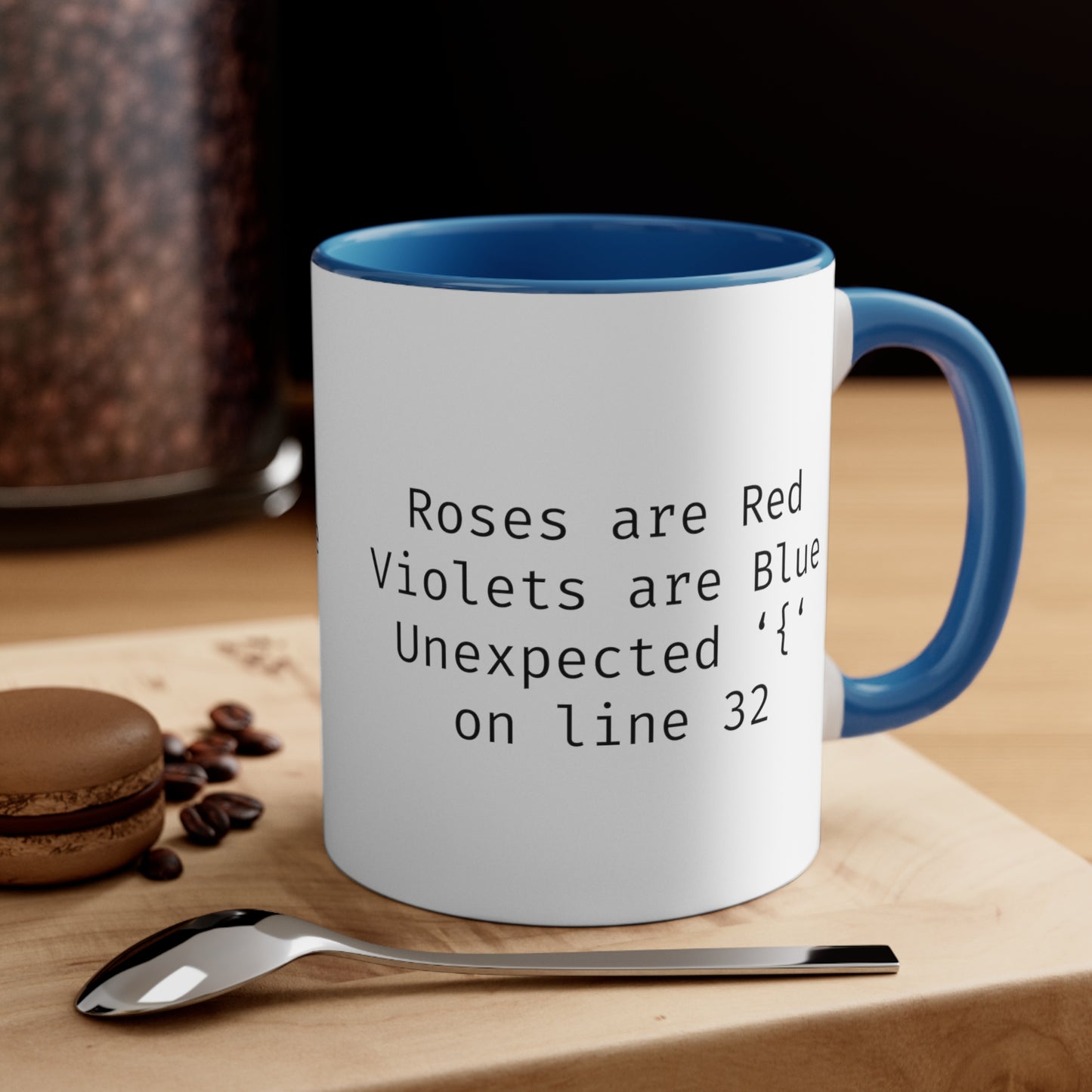 Roses are Red Programming IT for Computer Security Hackers Accent Coffee Mug 11oz