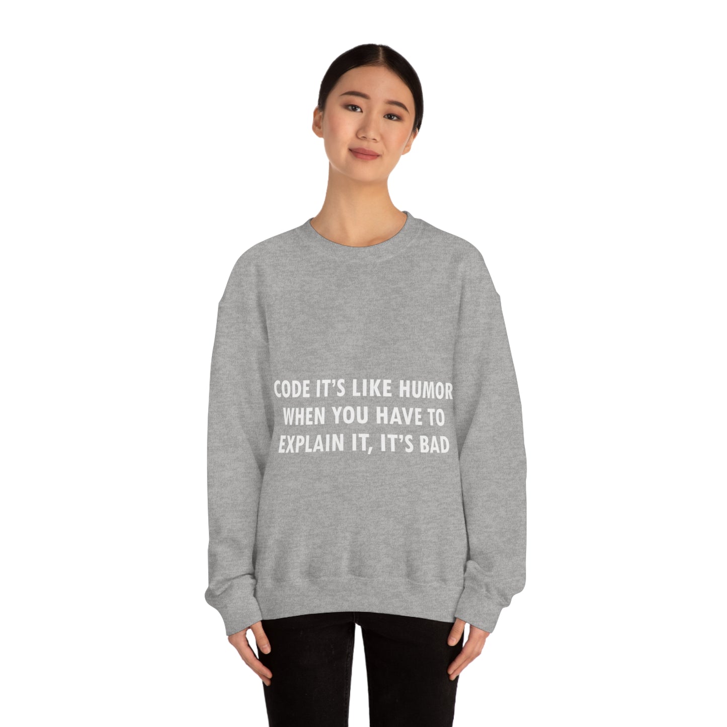 Humor Programming IT for Computer Security Hackers Unisex Heavy Blend™ Crewneck Sweatshirt