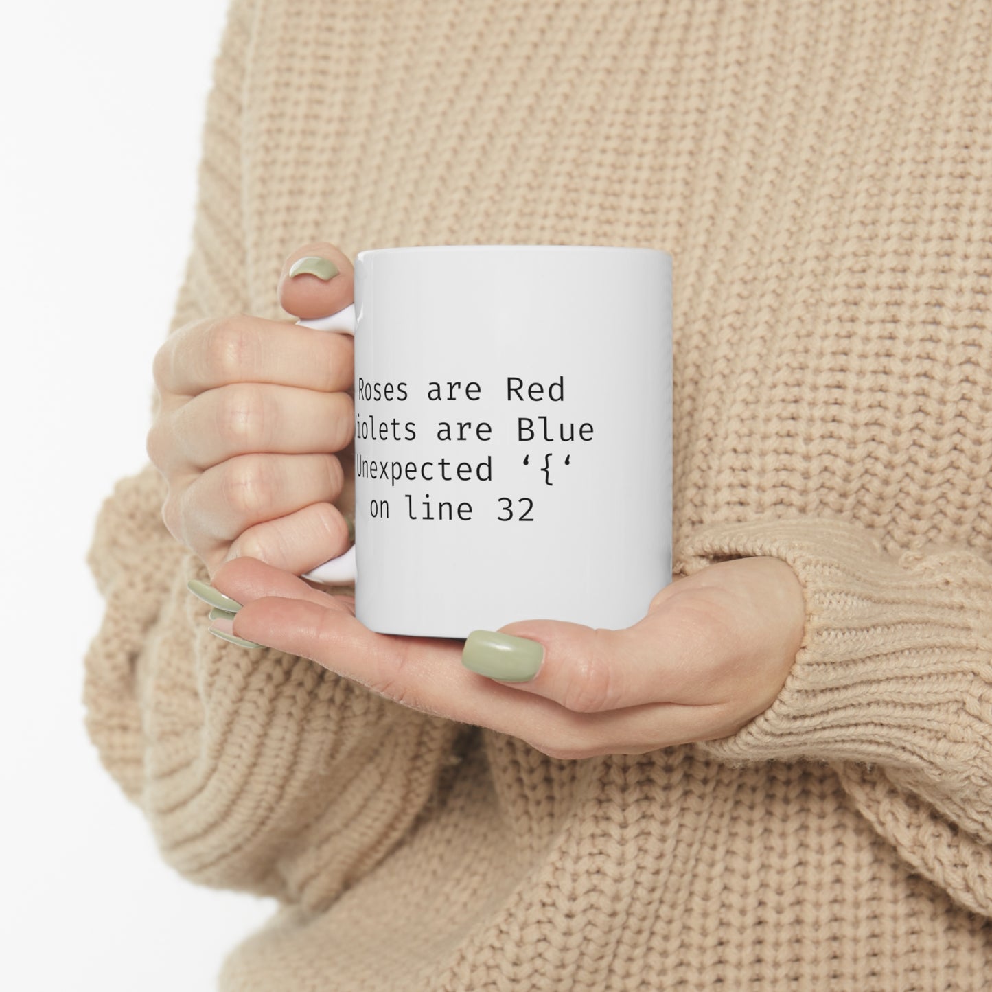 Roses are Red Programming IT for Computer Security Hackers Ceramic Mug 11oz