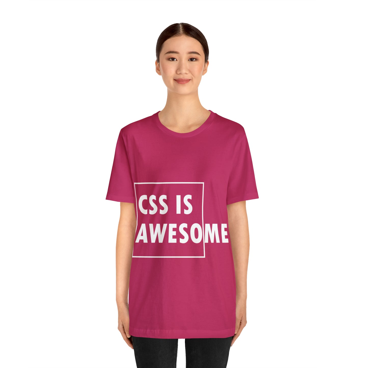 CSS is Awesome Unisex Jersey Short Sleeve T-Shirt