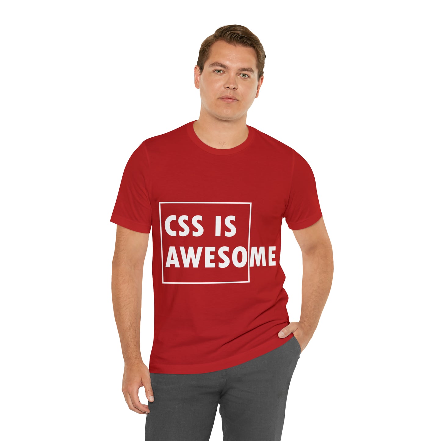 CSS is Awesome Unisex Jersey Short Sleeve T-Shirt