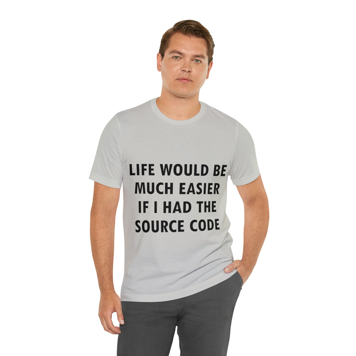 Source code Programming IT for Computer Security Hackers Unisex Jersey Short Sleeve T-Shirt