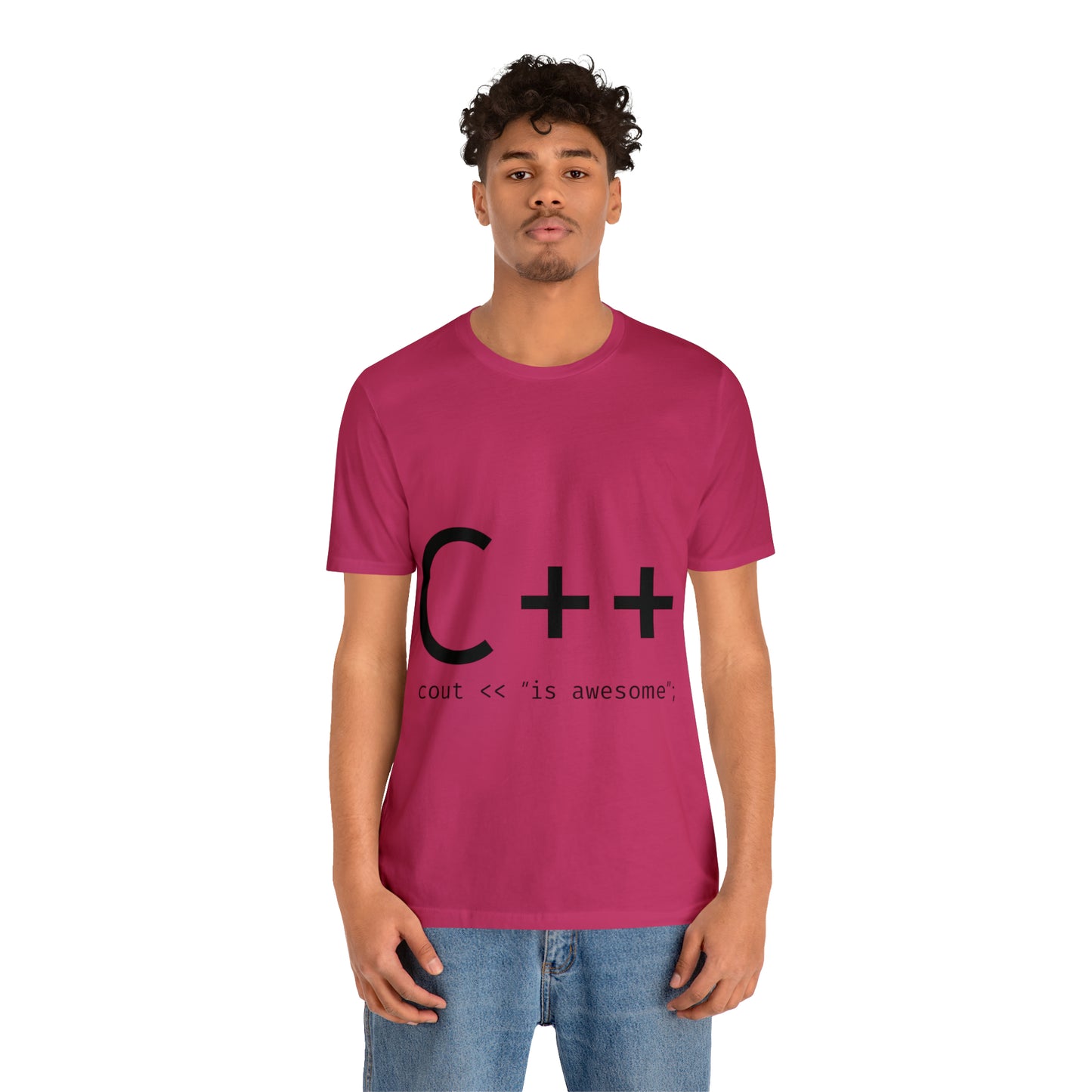 C Developer Humor Quotes Unisex Jersey Short Sleeve T-Shirt