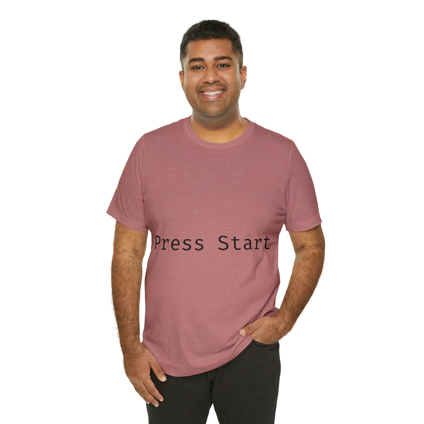 Press Start Programming IT for Computer Security Hackers Unisex Jersey Short Sleeve T-Shirt