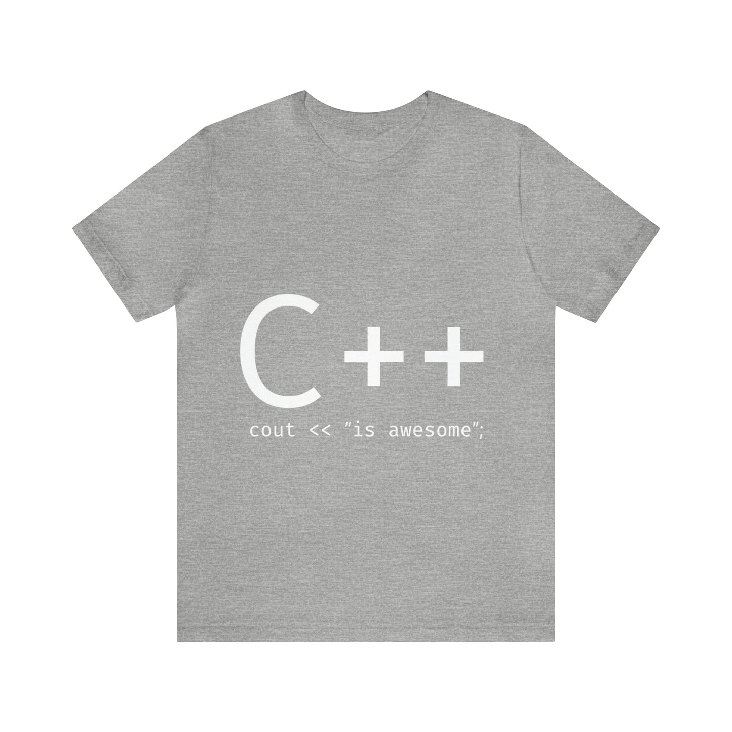 C Developer Humor Quotes Unisex Jersey Short Sleeve T-Shirt