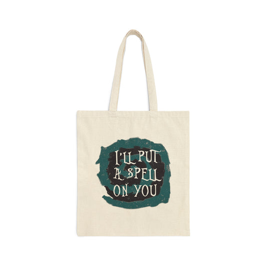 I`ll Put A Spell On You Halloween Trick Or Treat Canvas Shopping Cotton Tote Bag