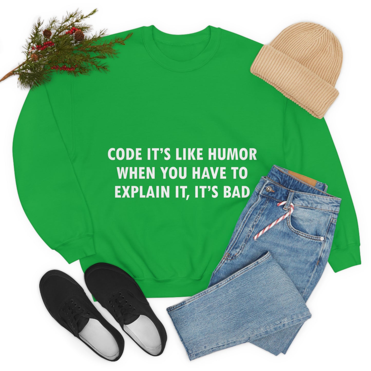 Humor Programming IT for Computer Security Hackers Unisex Heavy Blend™ Crewneck Sweatshirt