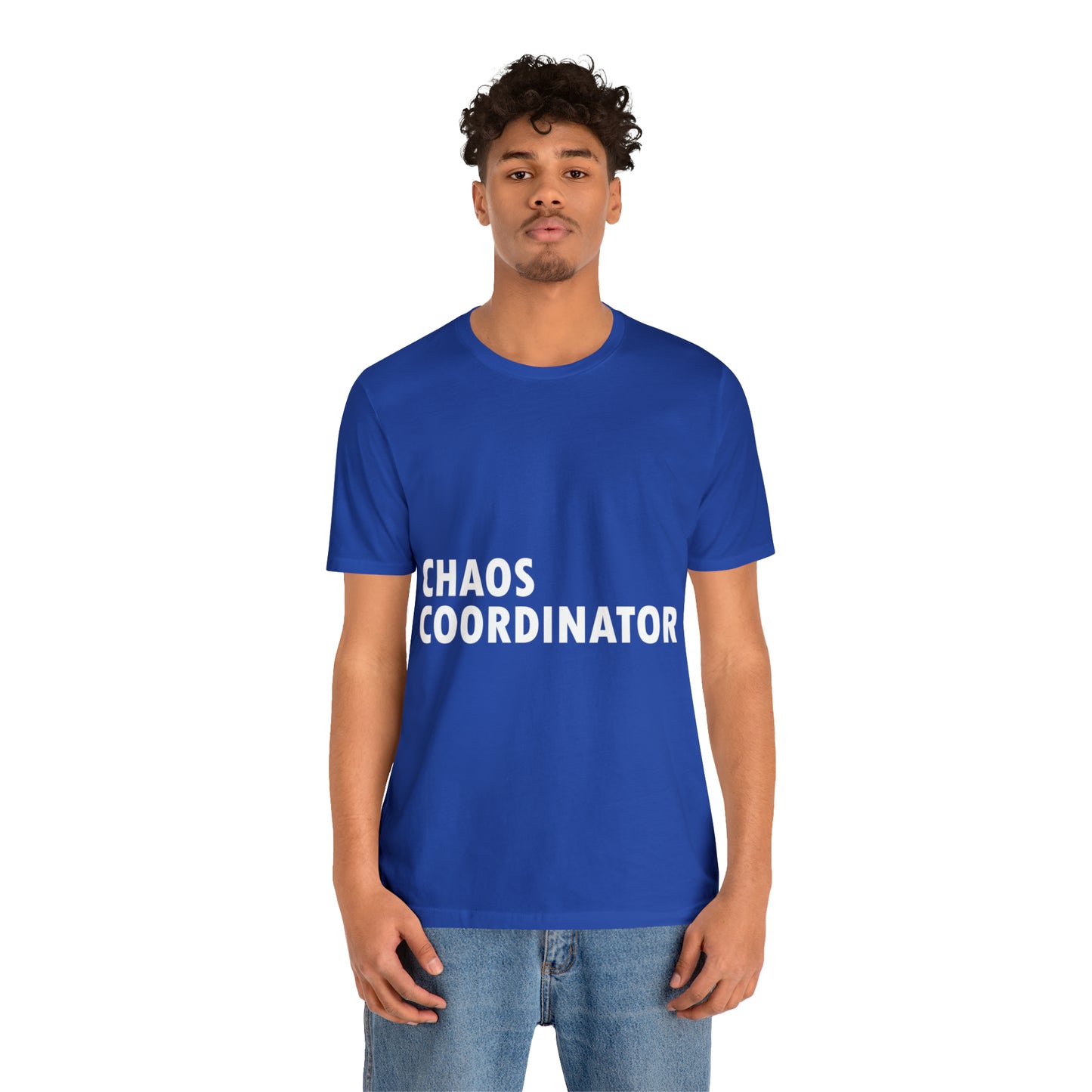 Chaos Coordinator Funny Humor Slogans Unisex Jersey Short Sleeve T-Shirt