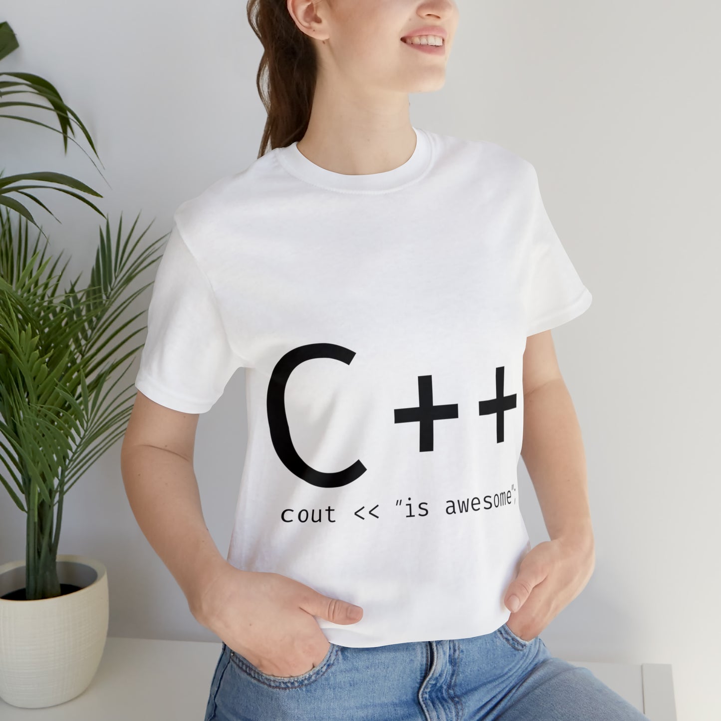 C Developer Humor Quotes Unisex Jersey Short Sleeve T-Shirt