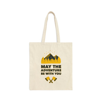 The Mountains Are Calling Hiking Fan Slogan Canvas Shopping Cotton Tote Bag